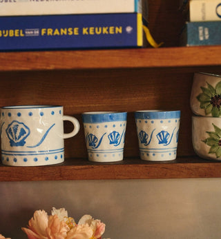 Anna + Nina Coastal Charm Coffee Cup Set of 2