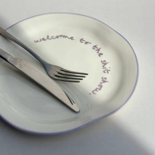 Maegen Statement Plate - 'welcome To the Sh*t Show.'