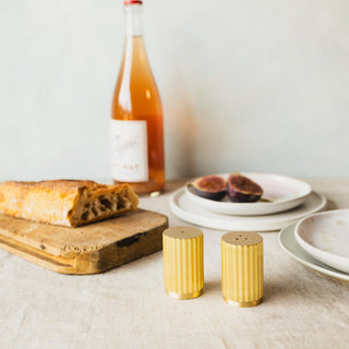 Brut Homeware Brass Salt & Pepper Shakers