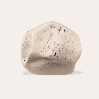 Completedworks Object 16 Large Matte White Vessel with Blue Splashes - La Gent Thoughtful Gifts
