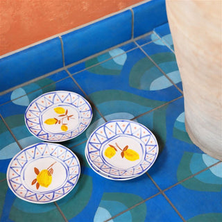 &Klevering Lemon Moroccan Plates Set of 4