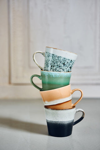 HKLIVING 70s Ceramics Cappuccino Mug - Hail