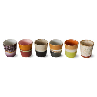 HKLIVING 70s Ceramics Coffee Mug - Soil (Set of 6)