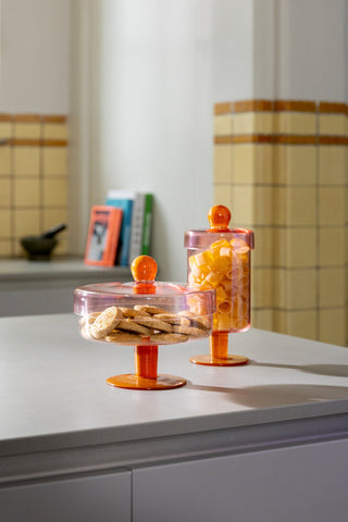 &Klevering Tall Pink Jar Duo