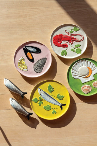 &Klevering Extra Small De la Mer Plates Set of 4 - La Gent Thoughtful Gifts