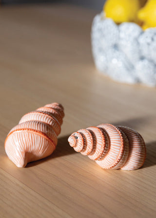 &Klevering Shell Salt & Pepper Shakers