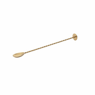 Gold Classic Bar Mixing Spoon - La Gent Luxury Goods