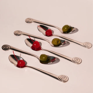 Maison Balzac L'Escargot Dessert Spoons Set of 6