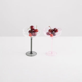 Maison Balzac Manhattan Glass Smoke & Red