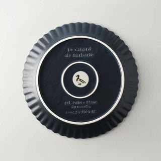 Marumitsu Poterie Navy Barbarie Plate