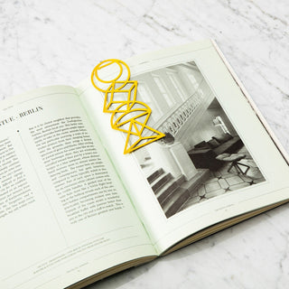 Octaevo Yellow Euclid Bookmark - La Gent Thoughtful Gifts