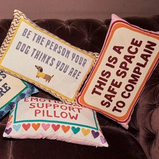 Be The Person Your Dog Thinks You Are Needlepoint Cushion