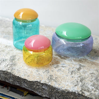 &Klevering Yellow Puffy Jar
