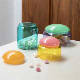 &Klevering Yellow Puffy Jar