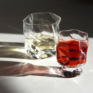Kimura Glass Crumple Tumbler Set of 2