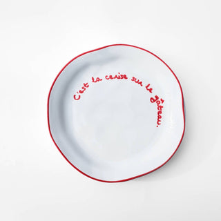 Maegen Statement Plate - 'c'est La Cerise Sur Le Gateau'