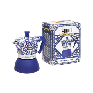 Bialetti X Dolce&Gabbana Blue Mediterranean Moka Induction 4 cup