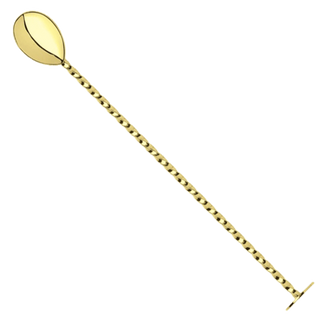 Gold Classic Bar Mixing Spoon - La Gent Luxury Goods