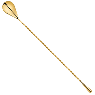 Gold Drop Bar Spoon - La Gent Luxury Goods