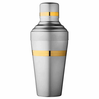 Sekura Gold and Matte Steel Baron Yukiwa Cocktail Shaker 50 cl