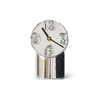 HKLiving Retro clock Chrome